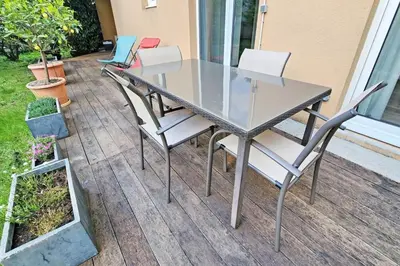 Balcon ou terrasse dans l'établissement Oasis Citadine