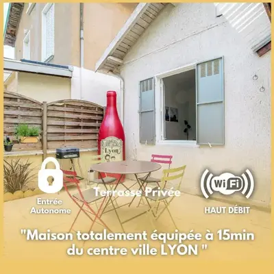 Maison avec terrasse proche Lyon