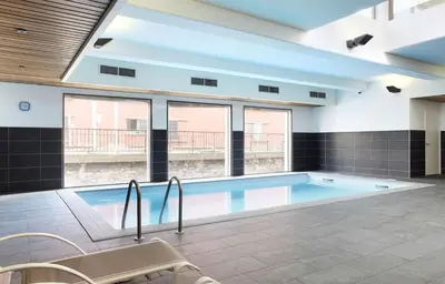 Piscine de l'établissement Studio Harmonie Confluence Lyon City et piscine chauffante ou située à proximité
