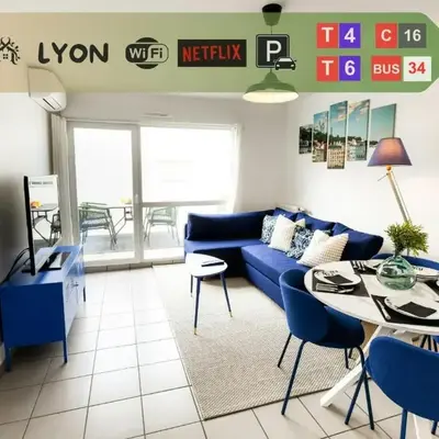 T2 Cocon Prestige Lyonnais : Sécurité Commodités