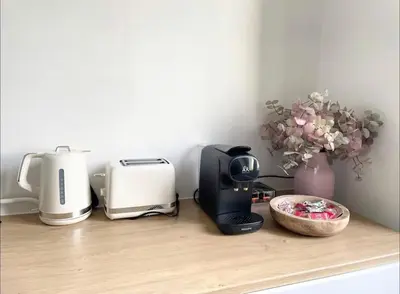 Plateau bouilloire dans l'établissement Appartement Brunard