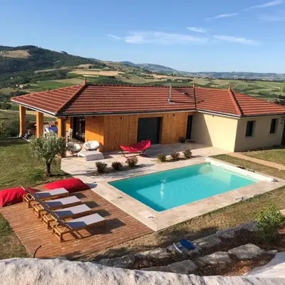 Belle villa proche de Lyon dans le Beaujolais