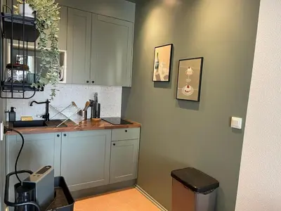 Cuisine ou kitchenette dans l'établissement All in Lyon | Le Petit Gone – Cosy & calme
