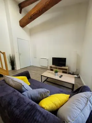 Télévision ou salle de divertissement dans l'établissement Le Donjon - Lyon-Groupama stadium LDLC arena Eurexpo