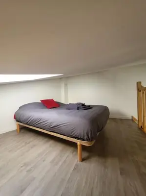 Un ou plusieurs lits dans un hébergement de l'établissement Le Donjon - Lyon-Groupama stadium LDLC arena Eurexpo