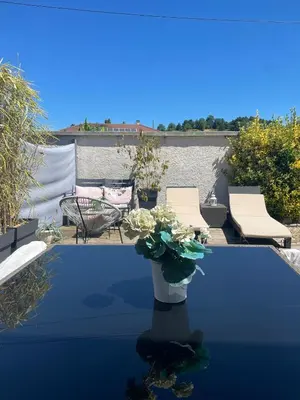 Balcon ou terrasse dans l'établissement Nid douillet a la campagne