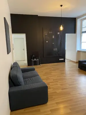 Coin salon dans l'établissement Appartement hyper centre