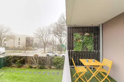Jardin de l'établissement Cocon-Université-Clim
