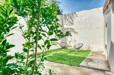 Jardin de l'établissement La Suite Soleil - Maison studio avec jardin privé