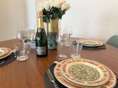 Boissons dans l'établissement Appartement avec balcon