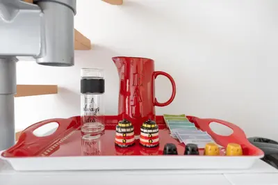 Cuisine ou kitchenette dans l'établissement Silk - Studio en plein coeur de Lyon