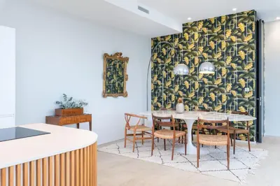 Coin salon dans l'établissement Futuriste - Exceptional residence with panoramic view