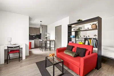Cuisine ou kitchenette dans l'établissement apartment ideal location for Lyon Center