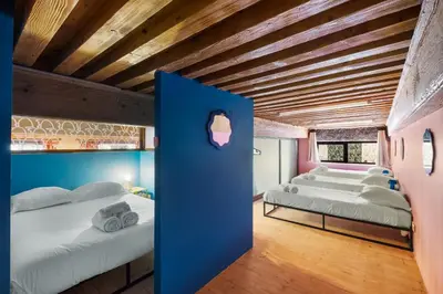 Un ou plusieurs lits dans un hébergement de l'établissement SmartStay Bird Family - X Rousse