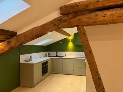 Cuisine ou kitchenette dans l'établissement Romance