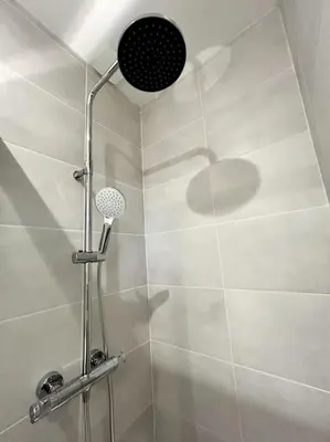 Salle de bains dans l'établissement Le Cosy Shelby Proche gare 150m