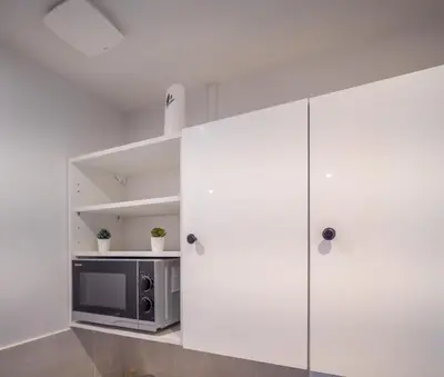 Cuisine ou kitchenette dans l'établissement Le Cosy Shelby Proche gare 150m
