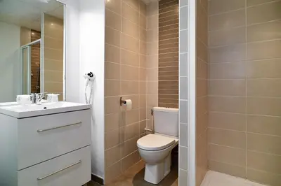 Salle de bains dans l'établissement Quadraverde
