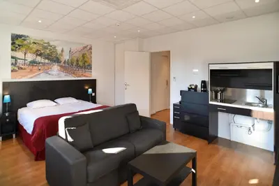 Cuisine ou kitchenette dans l'établissement Quadraverde