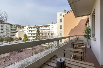 Balcon ou terrasse dans l'établissement SmartStay Capsule Cosy - Lyon Centre