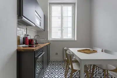 Cuisine ou kitchenette dans l'établissement SmartStay Bon Pasteur- Croix rousse