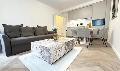 Cuisine ou kitchenette dans l'établissement Suite Paradigme