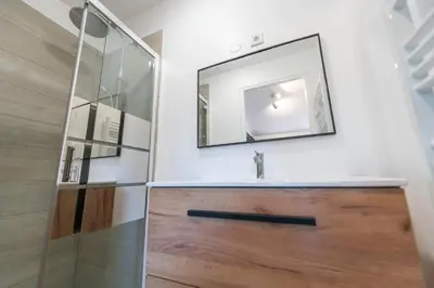 Salle de bains dans l'établissement Baiona - Maison - Extérieur