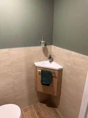 Salle de bains dans l'établissement Appartement Sainte-Catherine
