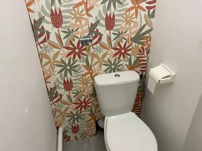 Salle de bains dans l'établissement Logement centre ville Chalamont