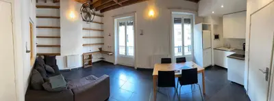 Cuisine ou kitchenette dans l'établissement rue Laporte
