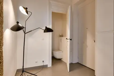 Salle de bains dans l'établissement Appartement au coeur de la presqu'ile