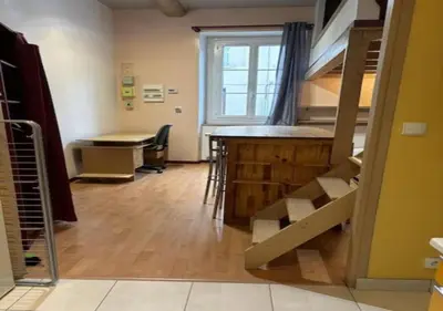 Coin salon dans l'établissement Appartement au centre de Tarare