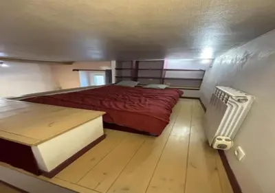 Un ou plusieurs lits dans un hébergement de l'établissement Appartement au centre de Tarare