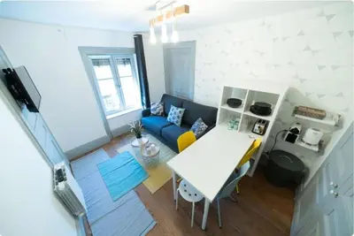 Cuisine ou kitchenette dans l'établissement Lafayette, Charmant
