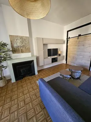 Coin salon dans l'établissement Appartement F2 à Villeurbanne