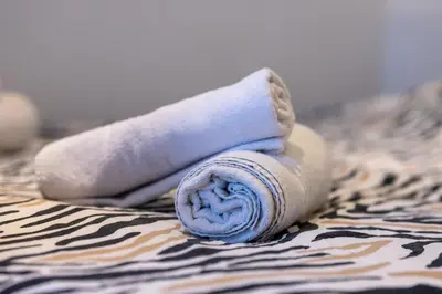 Un ou plusieurs lits dans un hébergement de l'établissement Studio Le Rayon NEUF & Cosy - Gare Parilly