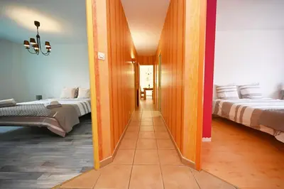 Un ou plusieurs lits dans un hébergement de l'établissement La Villa Noyau Doux