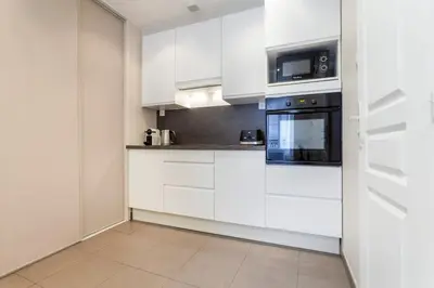 Cuisine ou kitchenette dans l'établissement Colombe - Furnished apartment - Downtown Lyon