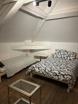 Un ou plusieurs lits dans un hébergement de l'établissement Villa Belle Époque - 18 couchages FEURS 42