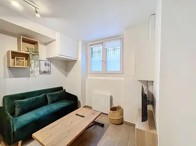 Coin salon dans l'établissement My home perrache