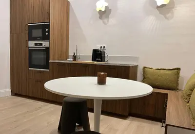 Cuisine ou kitchenette dans l'établissement Le Bonheur - 7 minutes du centre de Lyon