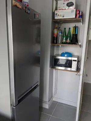 Cuisine ou kitchenette dans l'établissement Chambre confortable au calme et proche du centre-ville de Lyon