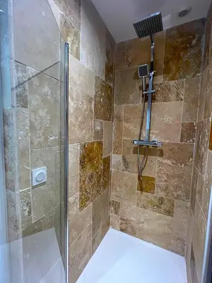 Salle de bains dans l'établissement Evasion romantique & spa