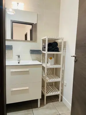 Salle de bains dans l'établissement T2 Bis