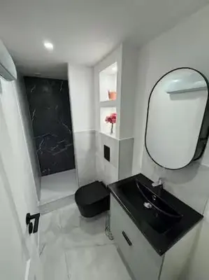 Salle de bains dans l'établissement La lyonnaise dans la jungle urbaine