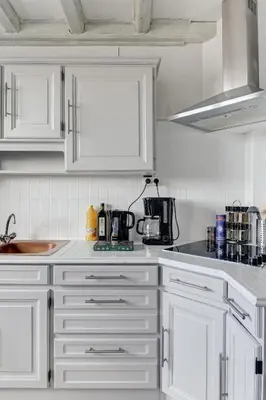 Cuisine ou kitchenette dans l'établissement Le Cosy