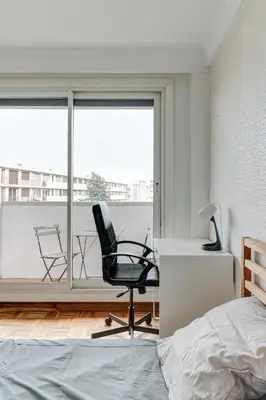 Un ou plusieurs lits dans un hébergement de l'établissement Le Cosy