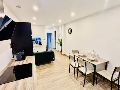 Cuisine ou kitchenette dans l'établissement Le cocon stéphanois - Proche gare - Saint Etienne