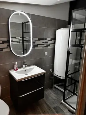 Salle de bains dans l'établissement Studio confortable