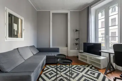 Coin salon dans l'établissement Valmy Mezzanine